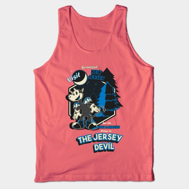 Crypto Tourism : The Jersey Devil Tank Top by todd3point0